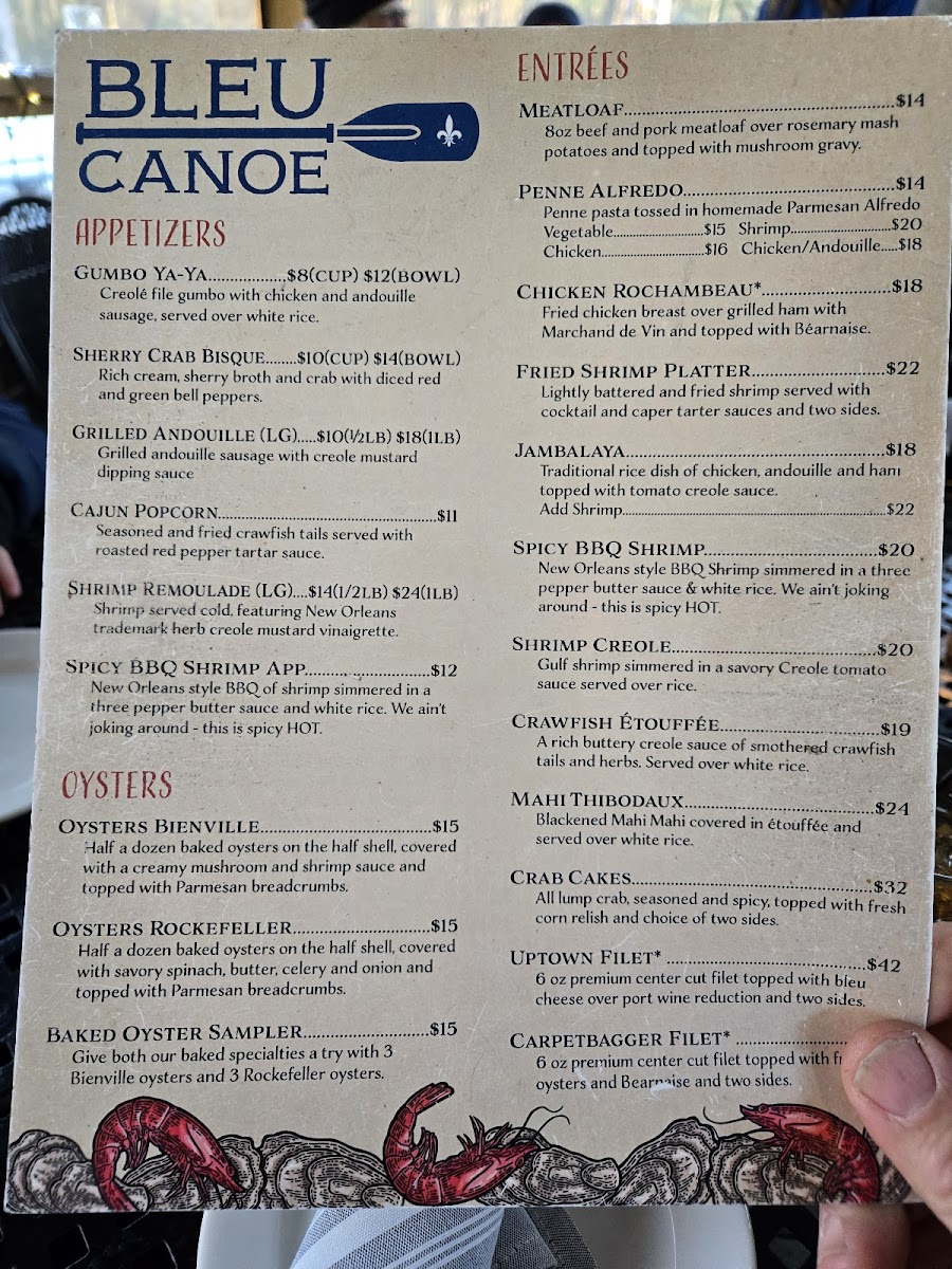 Menu Bleu Canoe-6